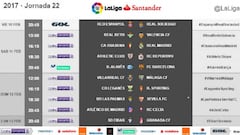 Madrid play Osasuna on 11/02, Barça face Alavés the same day