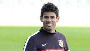 El brasileño del Atlético de Madrid, Diego Costa.