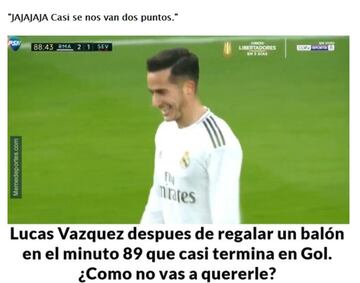 Los mejores memes del Real Madrid-Sevilla