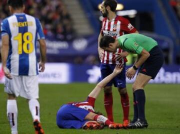 Momento de la lesión de Tiago.