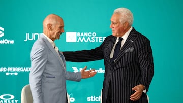 Adrian Newey y Lawrence Stroll.