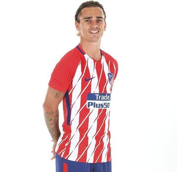 Primera equipación del Atlético de Madrid. 