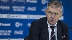 Alcaraz en rueda de prensa.