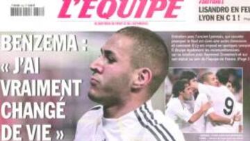 POrtada de L'Equipe