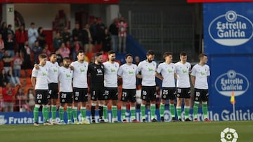 Once del Racing en el Anxo Carro de Lugo.