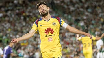 Foto de acción durante el partido Santos vs America correspondiente a la semifinal de ida del Clausura 2018 de la Liga BBVA Bancomer en el estadio TSM.