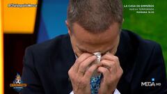 Soria se derrumba, rompe a llorar en El Chiringuito y le llueven críticas en Twitter