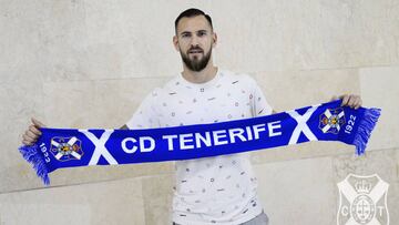 Lucas Avelda&ntilde;o, jugador del Tenerife. 