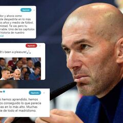 Zidane se va del Real Madrid: rueda de prensa y reacciones en directo