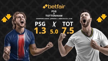 PSG vs. Tottenham: horario, dónde ver, pronósticos y clasificación