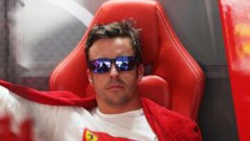 BUENAS SENSACIONES. Alonso no se obsesiona con el resultado en la clasificaci&oacute;n, sino que conf&iacute;a en la evoluci&oacute;n del F138.