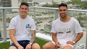 James Rodr&iacute;guez y Falcao Garc&iacute;a juntos en sus vacaciones