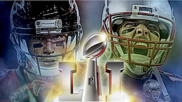 Super Bowl de fantasía entre Atlanta Falcons y New England Patriots