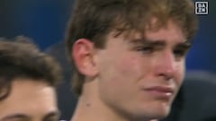 Nico Paz, a lágrima viva: la escena es muy dura