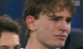 Nico Paz, a lágrima viva: la escena es muy dura