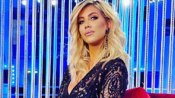 Wanda Nara se maquilla el trasero para el 'Gran Hermano VIP' italiano