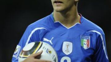 Criscito, durante un partido de la Selecci&oacute;n italiana.