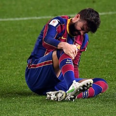 Piqué: esguince en la rodilla derecha y tres semanas de baja