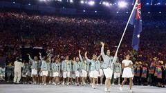 La delegaci&oacute;n de Australia, durante la ceremonia de apertura de los Juegos Ol&iacute;mpicos de R&iacute;o 2016.