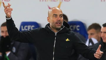 Manchester City's Spanish manager Pep Guardiola