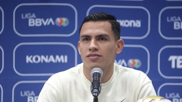 Luis Malagon of America during the media day prior to Final Match between Monterrey and America as part of the Liga BBVA MX, Torneo Apertura 2024 at Hotel Presidente Intercontinental on December 11, 2024 in Puebla, Mexico.