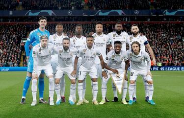 Once inicial del Real Madrid.