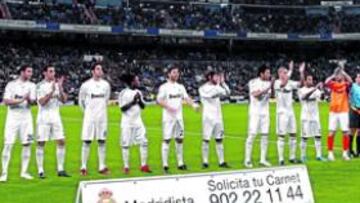 <b>SOPOR CON VICTORIA. </b>Los blancos esperaban firmar por fin una victoria redonda ante su público, pero nada más lejos de la realidad. Un gol de Higuaín evitó la bronca.