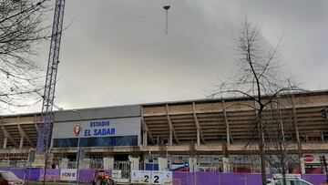 El COVID-19 afecta a las obras de remodelación de El Sadar