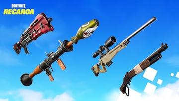 fortnite recarga nuevo modo nuevas armas