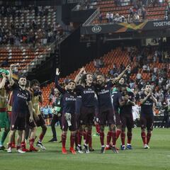 Valencia-Arsenal en imágenes