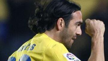 <strong>DECISIVO.</strong> El gol de Fuentes acabó siendo decisivo para la victoria del Villarreal.