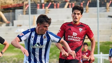 Último amistoso de pretemporada para Real Sociedad B y Mirandés.