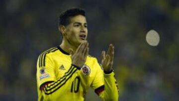 James Rodríguez sufrió una molestia muscular pero seguro será titular ante Perú en el último juego de la fase de grupos de la Copa América.