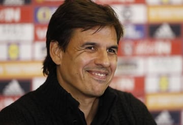 Chris Coleman during the press conference