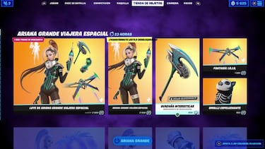Fortnite: skin Ariana Grande Viajera Espacial ya disponible; precio y contenidos