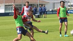 Entrenamiento de Osasuna es Tajonar.