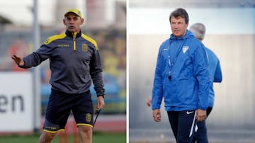 Paco Jémez y José González son los dos entrenadores encargados de sacar a Las Palmas y a Málaga del descenso.