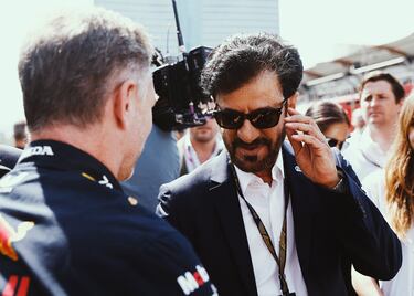 Mohammed bin Sulayem, presidente de la Federación Internacional del Automóvil.
