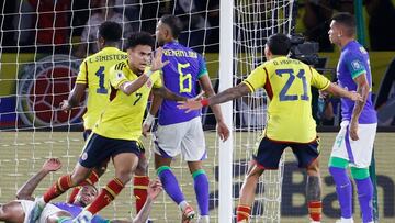 ¡Histórico! Colombia vence por primera vez a Brasil en Eliminatorias