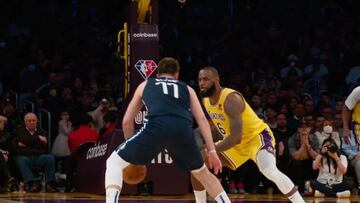 El uno contra uno a cámara lenta de Doncic vs LeBron