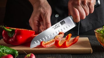 Cuchillo santoku japonés