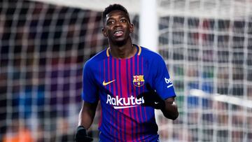 Dembélé con el Barcelona.