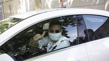 Joaquín, con mascarilla.