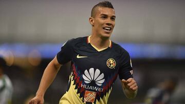 Mateus Uribe, figura de Am&eacute;rica de M&eacute;xico ante Le&oacute;n