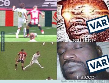 El VAR protagonista de los memes del Athletic-Real Madrid