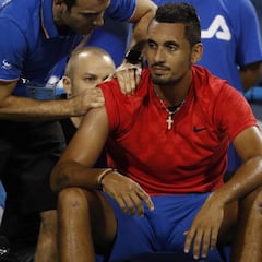 Tercer abandono seguido de Kyrgios, que salió abucheado
