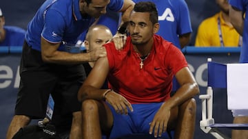 Tercer abandono seguido de Kyrgios, que salió abucheado