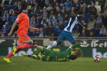 Felipe Caicedo fue objeto de un claro penalti ante Las Palmas.