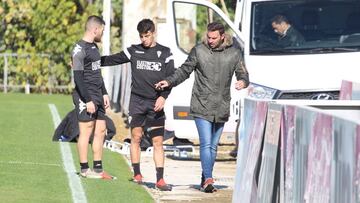 Aguado, otra baja más del Córdoba ante el Elche