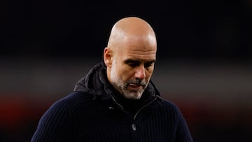 Manchester City’s 5-1 thrashing at the hands of Arsenal leaves them 15 points behind Premier League leaders Liverpool.